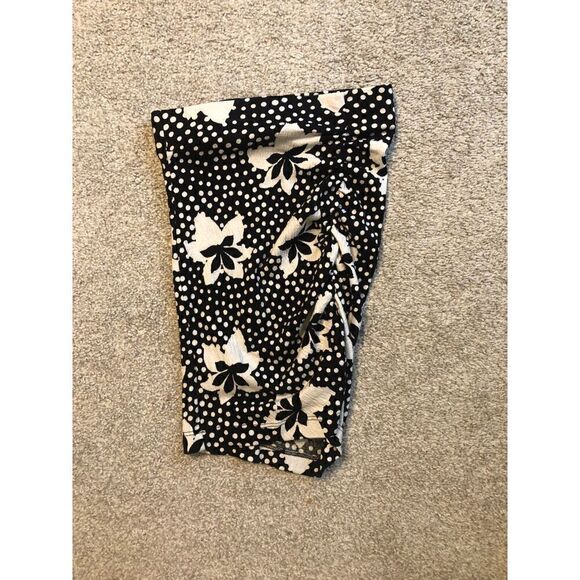 Brand New Anthropologie Porridge Ruched Knit Black & White Mini Skirt XS - Picture 9 of 10